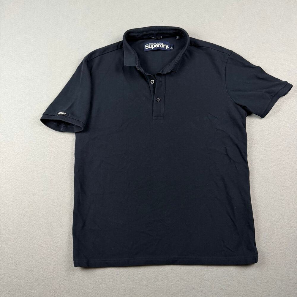 Superdry Men’s L The City Polo blackLarge
